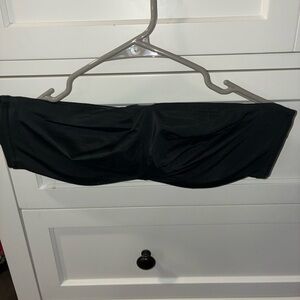 Cacique Black Strapless Bandeau Bra